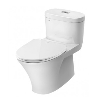 Bồn cầu INAX AC-959VAN-2 1 khối Aqua Ceramic nắp mỏng (AC959VAN2)