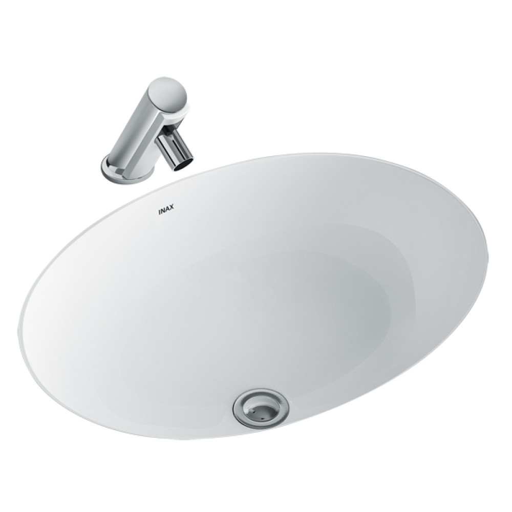 Chậu Rửa Lavabo Inax L-2293V (L2293V) Âm Bàn Oval Chậu Rửa Lavabo Inax L-2293V (L2293V) Âm Bàn Oval