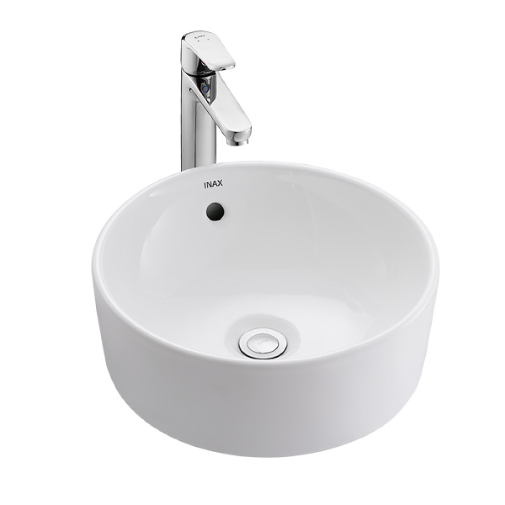 Chậu Rửa Lavabo Inax L-295V (L295V) Đặt Bàn Tròn Chậu Rửa Lavabo Inax L-295V (L295V) Đặt Bàn Tròn