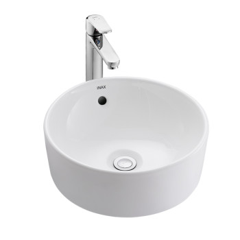 Chậu Rửa Lavabo Inax L-295V (L295V) Đặt Bàn Tròn Chậu Rửa Lavabo Inax L-295V (L295V) Đặt Bàn Tròn